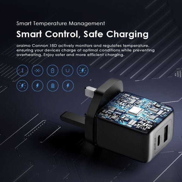 Oraimo Cannon Wall Charger (Original) | 10W Fast